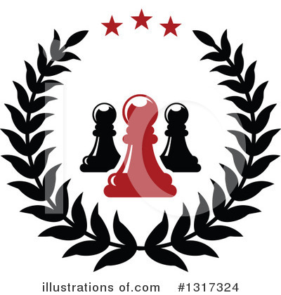 Chess Board Clipart #1317324 by Vector Tradition SM
