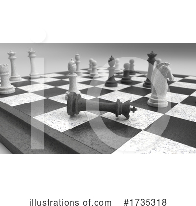 Royalty-Free (RF) Chess Clipart Illustration by KJ Pargeter - Stock Sample #1735318