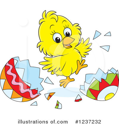 Easter Chick Clipart #1237232 by Alex Bannykh
