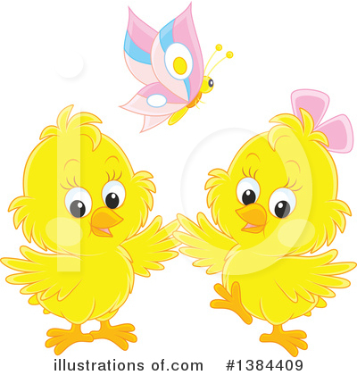 Royalty-Free (RF) Chick Clipart Illustration by Alex Bannykh - Stock Sample #1384409