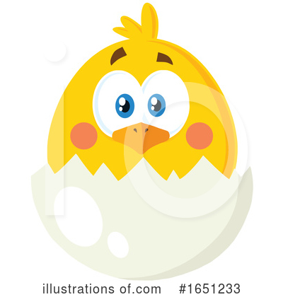 Royalty-Free (RF) Chick Clipart Illustration by Hit Toon - Stock Sample #1651233