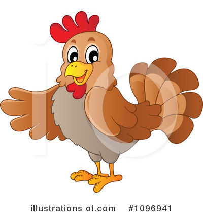 Royalty-Free (RF) Chicken Clipart Illustration by visekart - Stock Sample #1096941