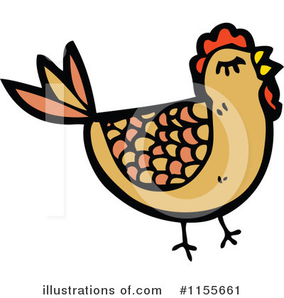 Royalty-Free (RF) Chicken Clipart Illustration by lineartestpilot - Stock Sample #1155661