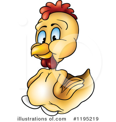 Royalty-Free (RF) Chicken Clipart Illustration by dero - Stock Sample #1195219