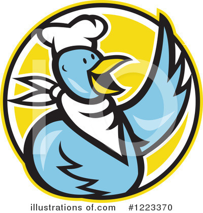 Royalty-Free (RF) Chicken Clipart Illustration by patrimonio - Stock Sample #1223370