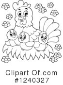Chicken Clipart #1240327 by visekart