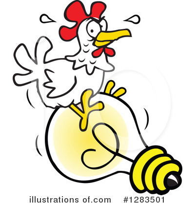Royalty-Free (RF) Chicken Clipart Illustration by Johnny Sajem - Stock Sample #1283501