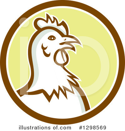 Royalty-Free (RF) Chicken Clipart Illustration by patrimonio - Stock Sample #1298569