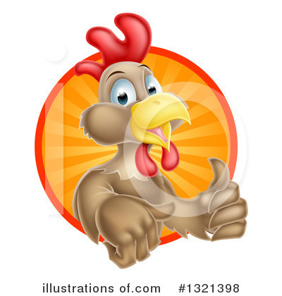 Rooster Clipart #1321398 by AtStockIllustration