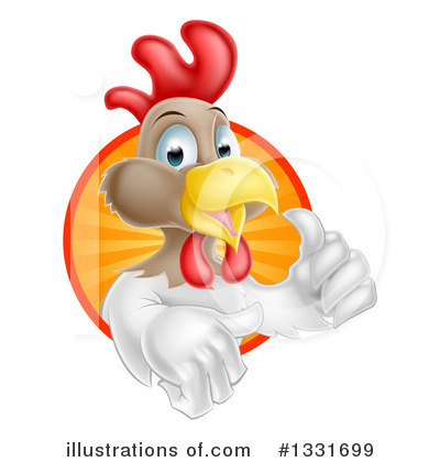Rooster Clipart #1331699 by AtStockIllustration