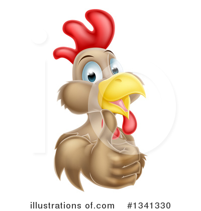 Rooster Clipart #1341330 by AtStockIllustration