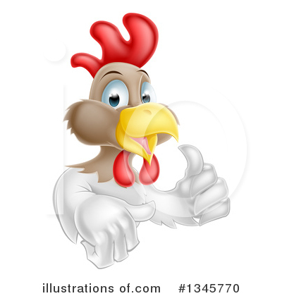 Rooster Clipart #1345770 by AtStockIllustration