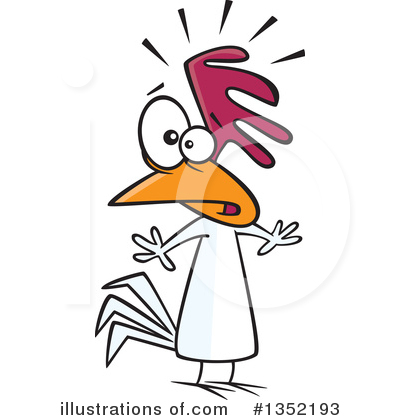 Hen Clipart #1352193 by toonaday