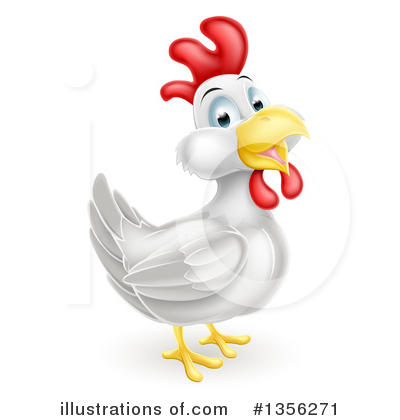 Royalty-Free (RF) Chicken Clipart Illustration by AtStockIllustration - Stock Sample #1356271