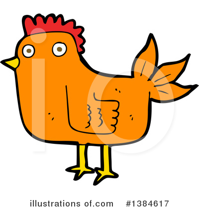 Royalty-Free (RF) Chicken Clipart Illustration by lineartestpilot - Stock Sample #1384617