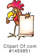 Chicken Clipart #1459851 by Domenico Condello