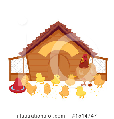 Royalty-Free (RF) Chicken Clipart Illustration by BNP Design Studio - Stock Sample #1514747