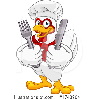 Royalty-Free (RF) Chicken Clipart Illustration by AtStockIllustration - Stock Sample #1748904