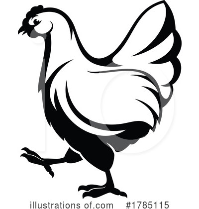 Chicken Clipart #1785115 by Vector Tradition SM