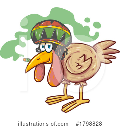 Royalty-Free (RF) Chicken Clipart Illustration by Domenico Condello - Stock Sample #1798828