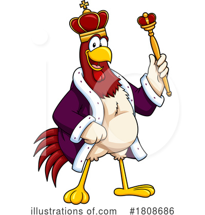 Rooster Clipart #1808686 by Hit Toon