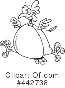 Chicken Clipart #442738 by toonaday