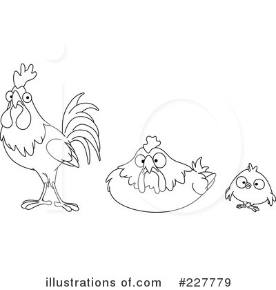 Royalty-Free (RF) Chickens Clipart Illustration by yayayoyo - Stock Sample #227779