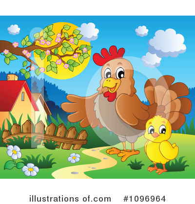 Royalty-Free (RF) Chicks Clipart Illustration by visekart - Stock Sample #1096964
