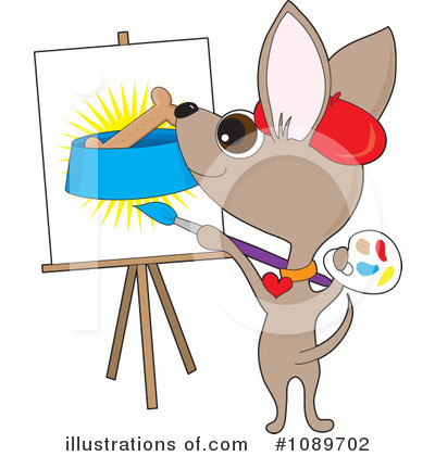 Royalty-Free (RF) Chihuahua Clipart Illustration by Maria Bell - Stock Sample #1089702