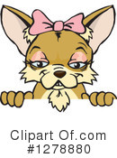 Chihuahua Clipart #1278880 by Dennis Holmes Designs