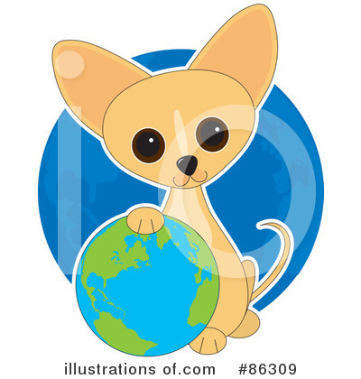 Royalty-Free (RF) Chihuahua Clipart Illustration by Maria Bell - Stock Sample #86309