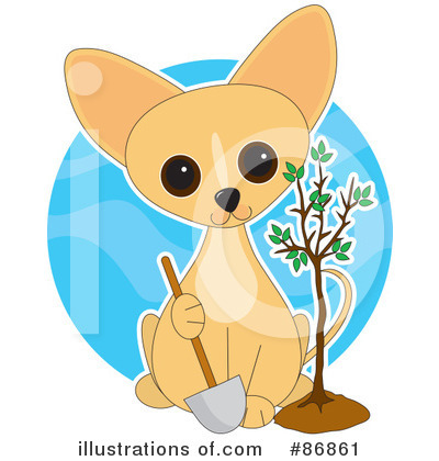 Royalty-Free (RF) Chihuahua Clipart Illustration by Maria Bell - Stock Sample #86861