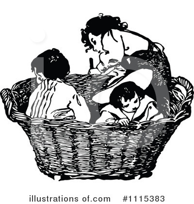 Basket Clipart #1115383 by Prawny Vintage