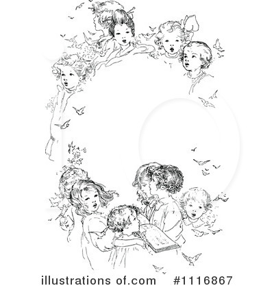 Royalty-Free (RF) Children Clipart Illustration by Prawny Vintage - Stock Sample #1116867