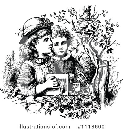 Royalty-Free (RF) Children Clipart Illustration by Prawny Vintage - Stock Sample #1118600