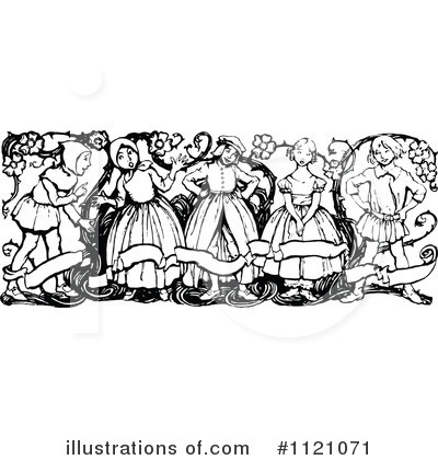 Royalty-Free (RF) Children Clipart Illustration by Prawny Vintage - Stock Sample #1121071