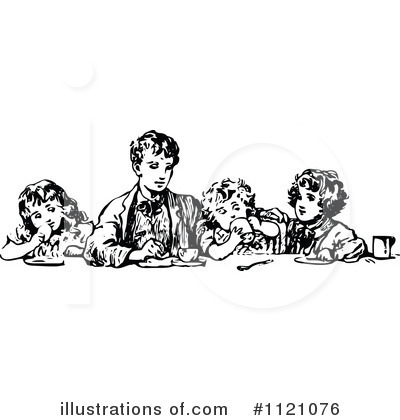 Dining Clipart #1121076 by Prawny Vintage