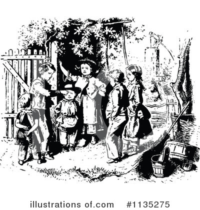 Royalty-Free (RF) Children Clipart Illustration by Prawny Vintage - Stock Sample #1135275