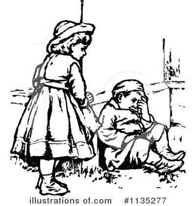 Royalty-Free (RF) Children Clipart Illustration by Prawny Vintage - Stock Sample #1135277