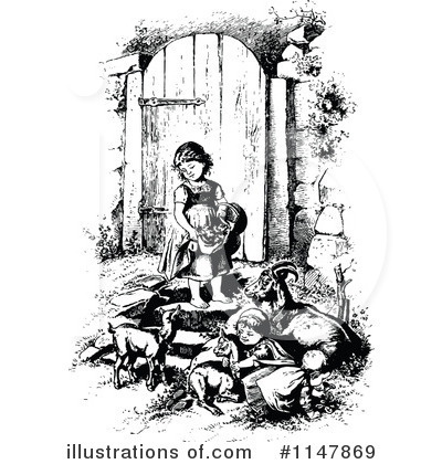 Royalty-Free (RF) Children Clipart Illustration by Prawny Vintage - Stock Sample #1147869