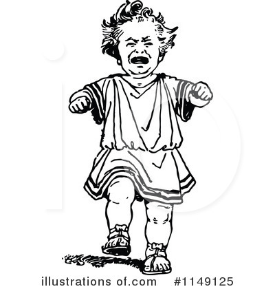 Royalty-Free (RF) Children Clipart Illustration by Prawny Vintage - Stock Sample #1149125