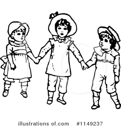 Holding Hands Clipart #1149237 by Prawny Vintage
