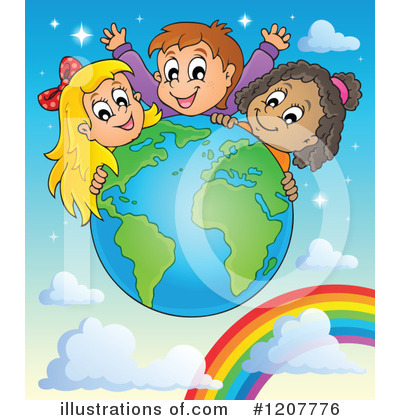 Royalty-Free (RF) Children Clipart Illustration by visekart - Stock Sample #1207776