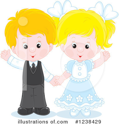 Royalty-Free (RF) Children Clipart Illustration by Alex Bannykh - Stock Sample #1238429