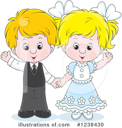 Royalty-Free (RF) Children Clipart Illustration by Alex Bannykh - Stock Sample #1238430
