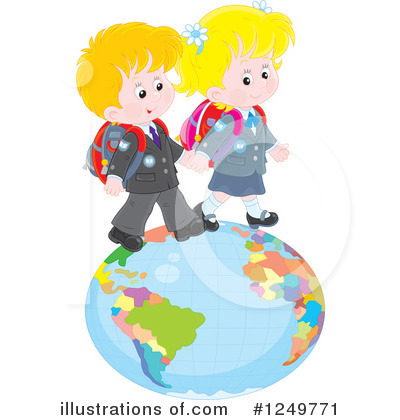 Royalty-Free (RF) Children Clipart Illustration by Alex Bannykh - Stock Sample #1249771