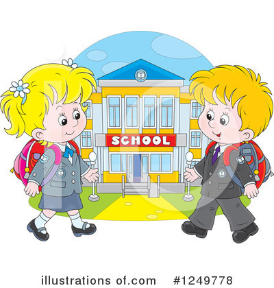 Royalty-Free (RF) Children Clipart Illustration by Alex Bannykh - Stock Sample #1249778