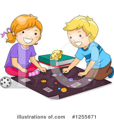 Royalty-Free (RF) Children Clipart Illustration by BNP Design Studio - Stock Sample #1255671