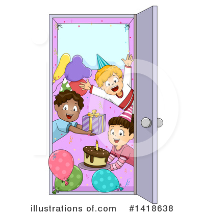 Birthday Cake Clipart #1418638 by BNP Design Studio