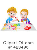 Children Clipart #1423496 by AtStockIllustration